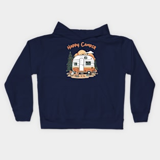 happy camper Kids Hoodie